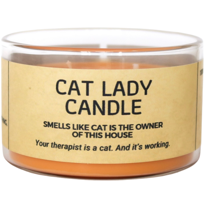 Lumânare parfumată din ceară de soia CAT LADY lime - basil - mandarin 190g