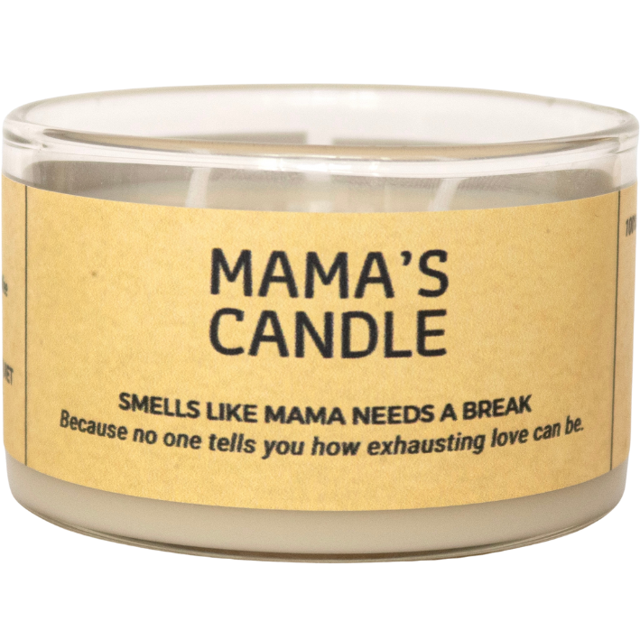 Lumânare parfumată din ceară de soia MAMA’S CANDLE milk - honey - sweet vanilla 190g