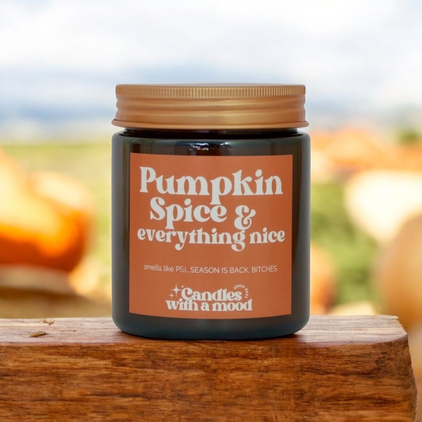 Lumânare parfumată din ceară de soia PUMPKIN SPICE & EVERYTHING NICE pumpkin - rich vanilla - nutmeg 250g