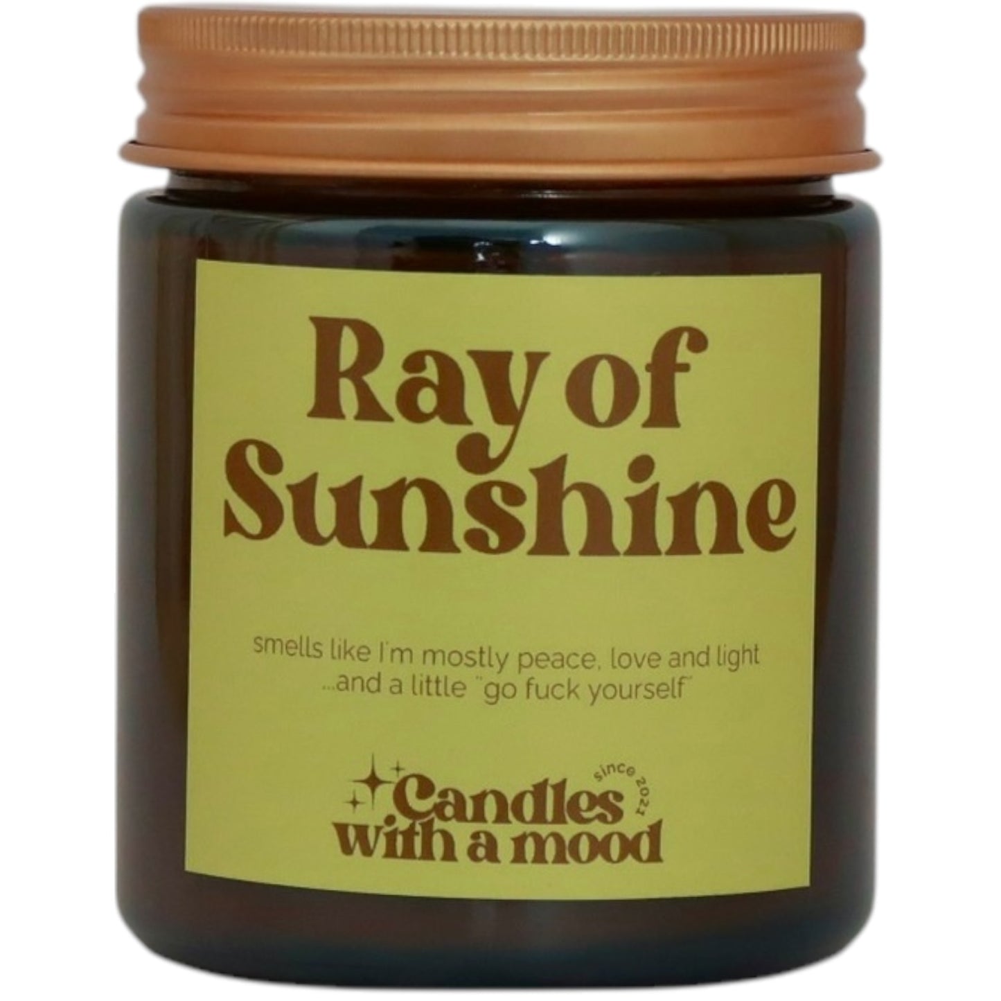Lumânare parfumată din ceară de soia RAY OF SUNSHINE passionfruit - mango - pineapple 250g