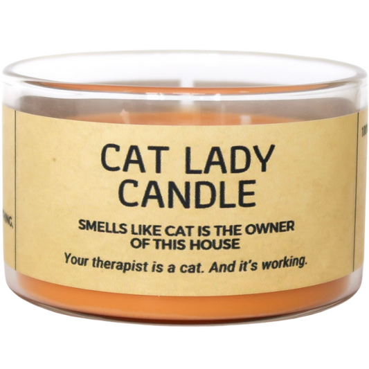 Lumânare parfumată din ceară de soia CAT LADY lime - basil - mandarin 190g