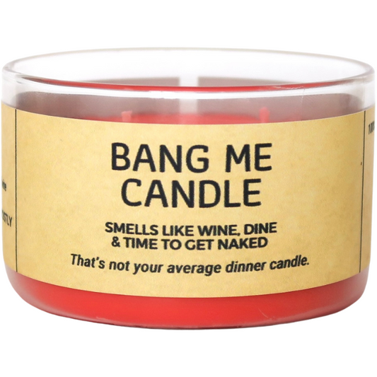 Lumânare parfumată din ceară de soia BANG ME black orchid - amber - spicy cinnamon 190g